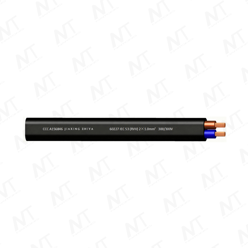 60227 IEC 53 (RVV) 300/500V Lõi đồng Dây mềm cách điện PVC nhẹ