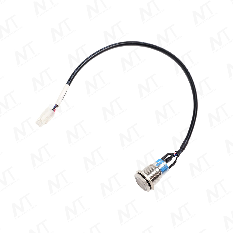 Công tắc nút nhấn tự động bằng kim loại có đèn báo 16mm dùng cho dây dẫn đầu cuối XH3P