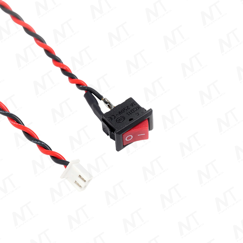 Dây xoắn XH2-Pin với bộ điều khiển công tắc gạt