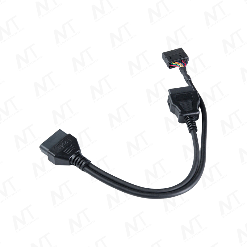 Cáp chữ Y chẩn đoán OBD2 đực-cái