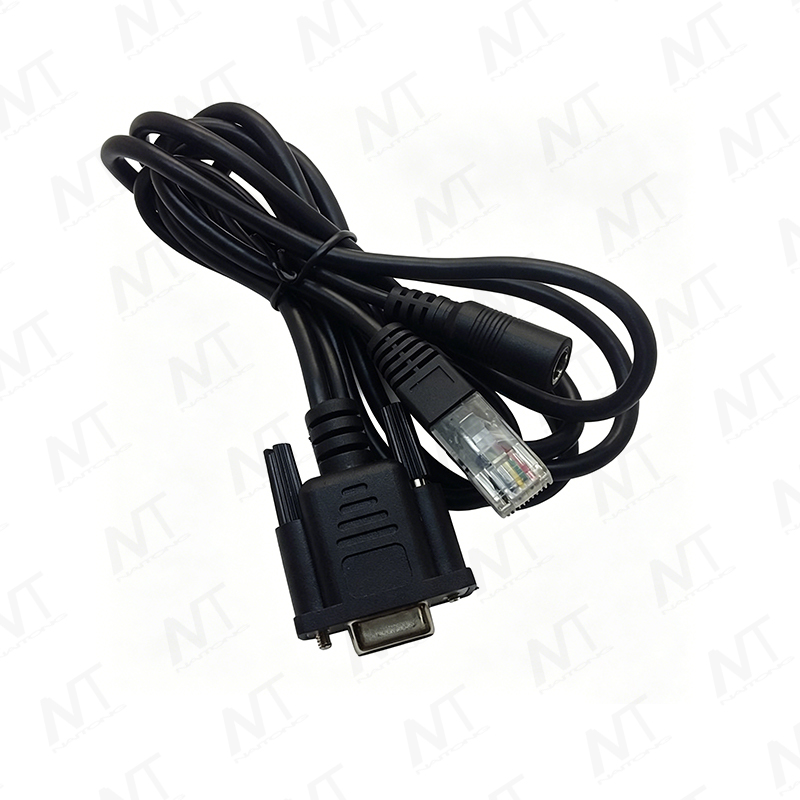 Cáp nối tiếp DB9 sang cổng Ethernet RJ45 / Cáp DC cái 5525 / Dây dẫn DIN đực cỡ lớn