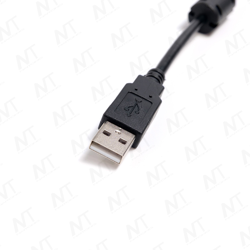 Cáp dữ liệu EMI USB hai vòng ferrite đực-đực