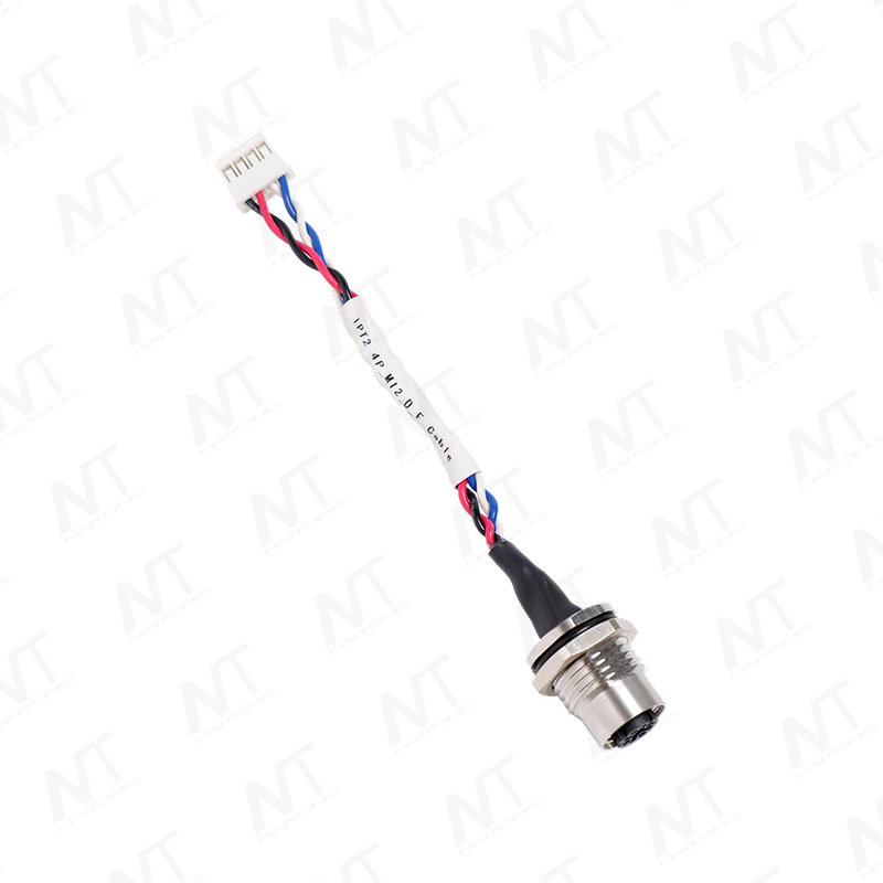 Bộ dây dẫn chuyển đổi cảm biến chống nước gắn bảng điều khiển M12 đực/cái