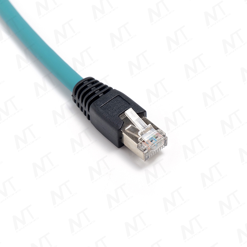 Cáp Ethernet tròn công nghiệp RJ45 đến M12 / Cáp thiết bị y tế