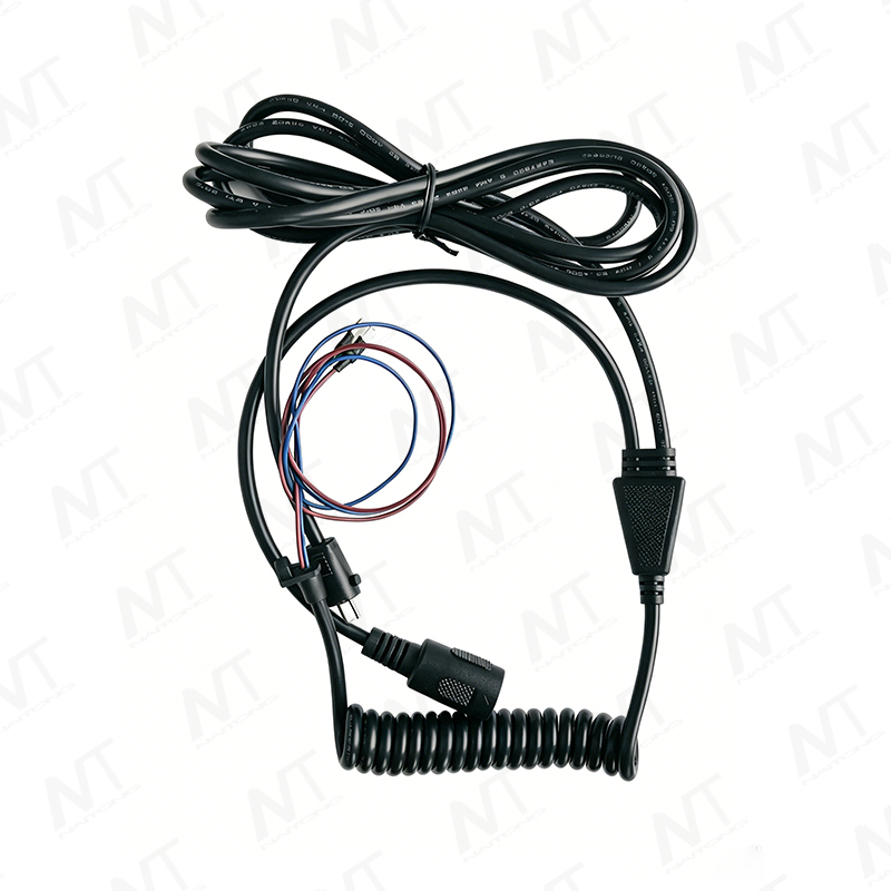 Dây dẫn lò xo nhánh chữ Y 5 chân DIN 2.8*0.8 inch sang đầu nối lớn