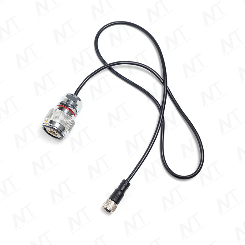 Bộ dây tín hiệu với đầu nối hàng không chống nước đến RJ45 + bộ dây nguồn 3 chân / thiết bị y tế
