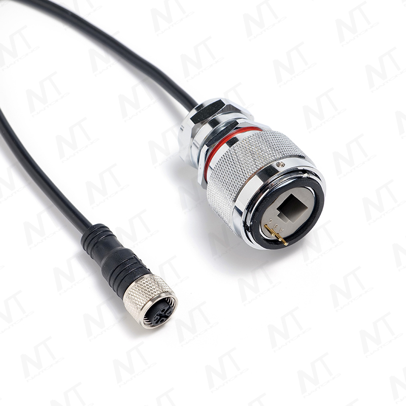 Bộ dây tín hiệu với đầu nối hàng không chống nước đến RJ45 + bộ dây nguồn 3 chân / thiết bị y tế