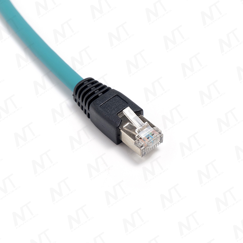 Bộ dây dẫn Ethernet công nghiệp dành cho thiết bị y tế (đầu cắm tròn RJ45 đến M12 dùng trong hàng không)