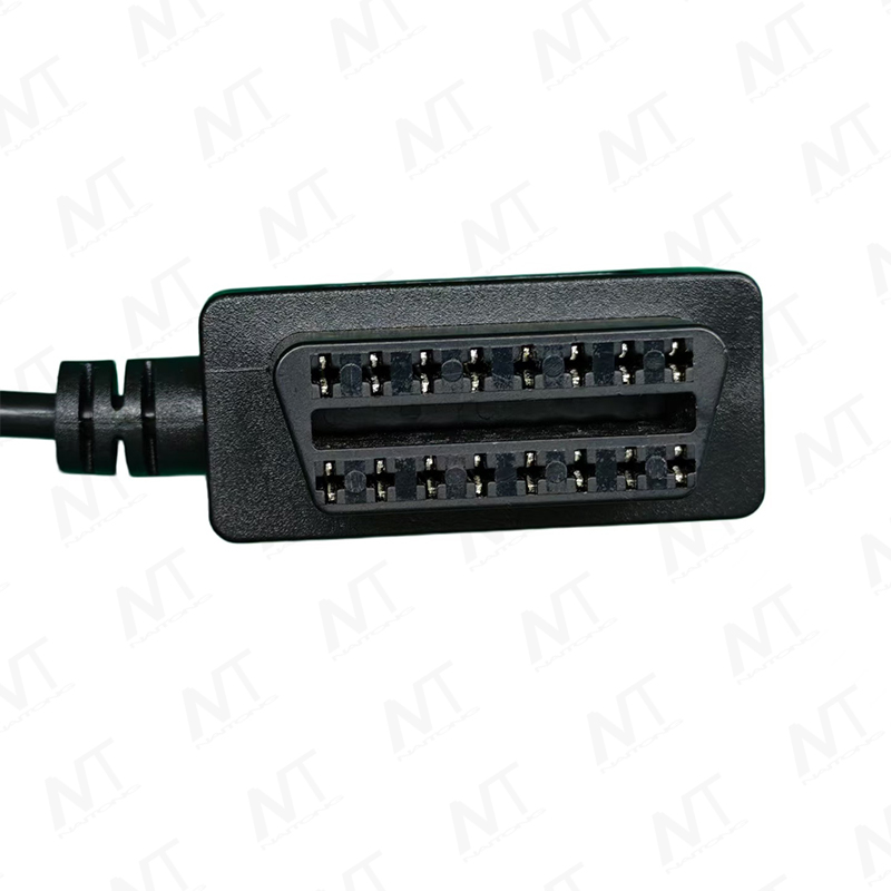 Đầu nối OBD Type II tích hợp đực-cái với đầu nối thu nhỏ Molex 43025